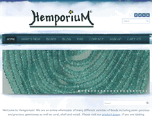 Tablet Screenshot of hemporiumbeads.com